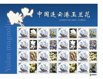 为连云港市委定制的邮票